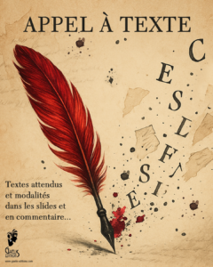 1-Appel à texte-Gaelis Editions -2025