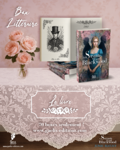 La Servante de Lord Blackwood-Junie Bleuet-Gaelis Editions-précommande-Coffret-Livre ouvert